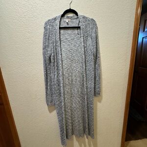 GB Girls Heather Gray Long Cardigan Sweater
